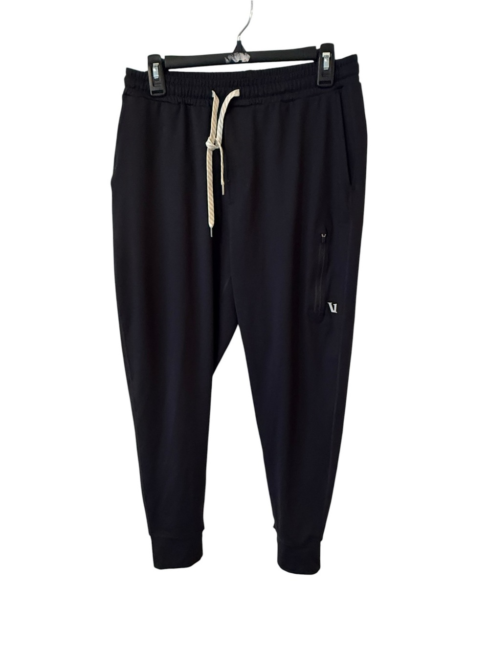 Vuori Men's Black Jogger Pants with Drawstring like new size Medium